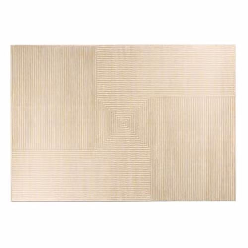 Phoenox Textiles Limited Origins Pyramid Sand Geometric Rug, W: 200 cm, D: 290 cm – 1