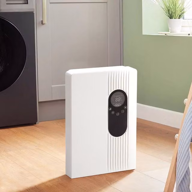 Livingandhome Remote Control Dehumidifier with Continuous Drain and Timer, White
