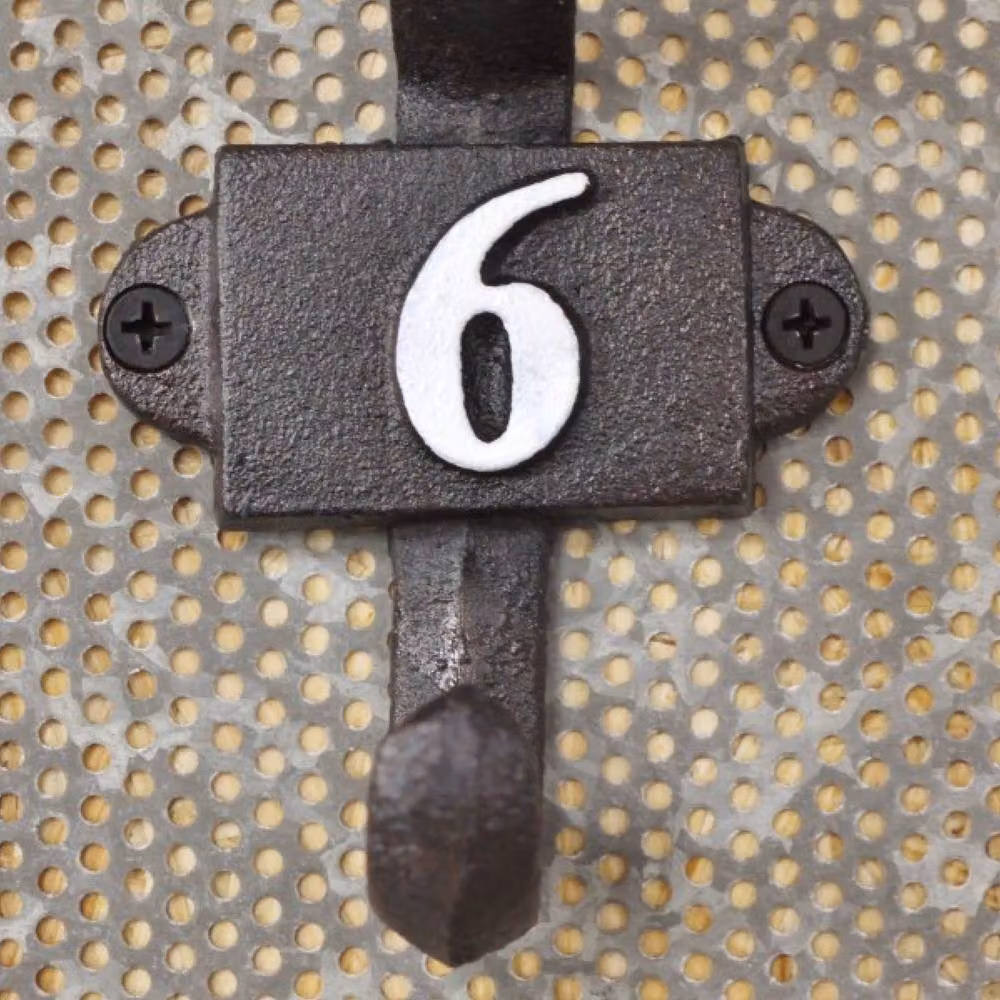 Gifts Direct 2 U Heavy Duty Cast Iron Wall Hook, Black, H 12.0 cm x W 10.0 cm x D 7.0 cm – 2