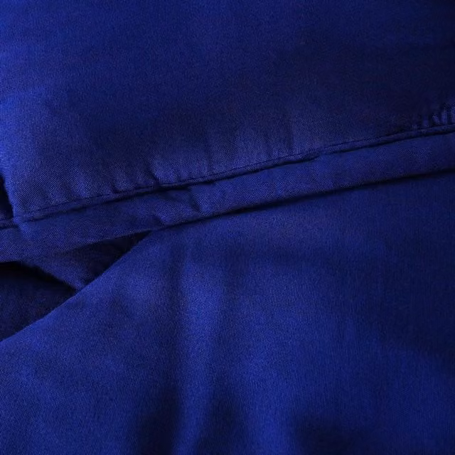OHS Football Quilted Coverless 7.5 Tog Duvet Set in Blue