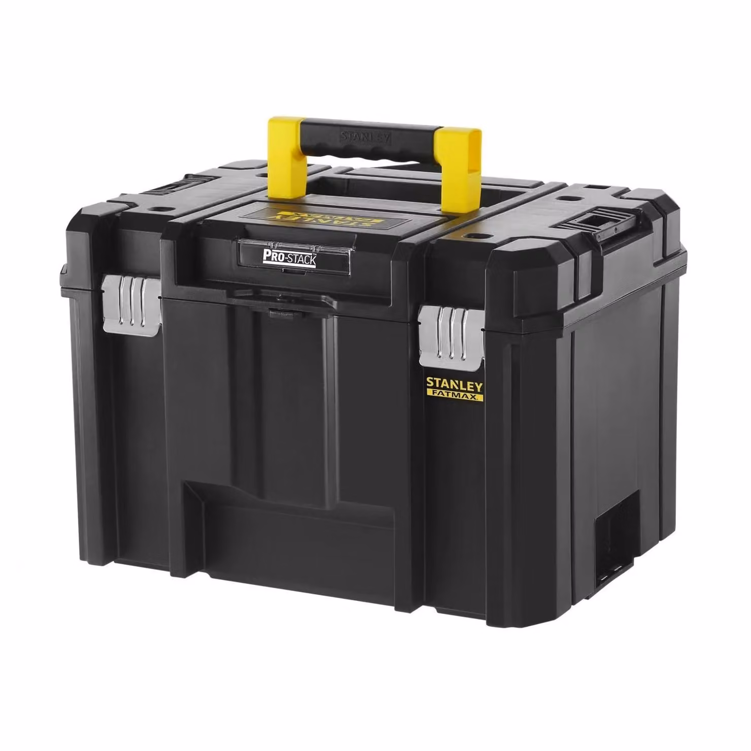 Stanley Fatmax Pro-stack Deep Box, Black and Multicolour, Stackable with Inserts – 2