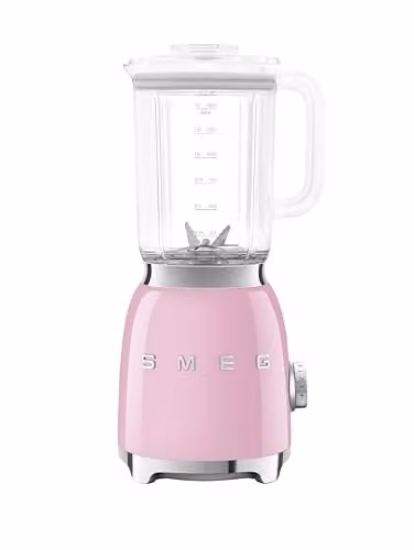 Smeg BLF03PKUK Retro 50s Style Jug Blender, 1.5 Litre, 800W, Pink