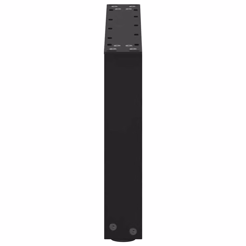 Berkfield Home U-Shaped Steel Coffee Table Legs, Black, 2 Pieces, H: 50 cm, W: 30-31 cm – 5