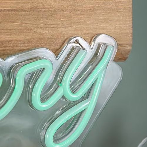 Samuel ALEXANDER Merry Christmas Neon Flex Light Up Sign in Green and Red, 50 cm – 2