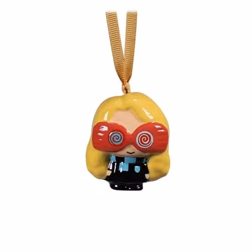 Half Moon Bay Harry Potter Luna Lovegood Collectable Ceramic Hanging Christmas Decoration