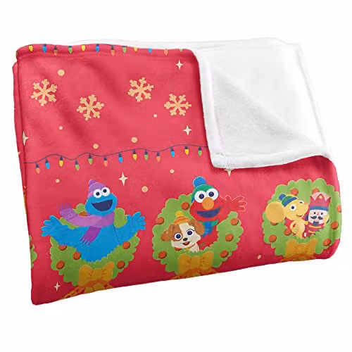 LOGOVISION Multicolour Fluffy Fleece Throw Blanket for Children, W/D/H: 152 x 127 x 1 cm – 2
