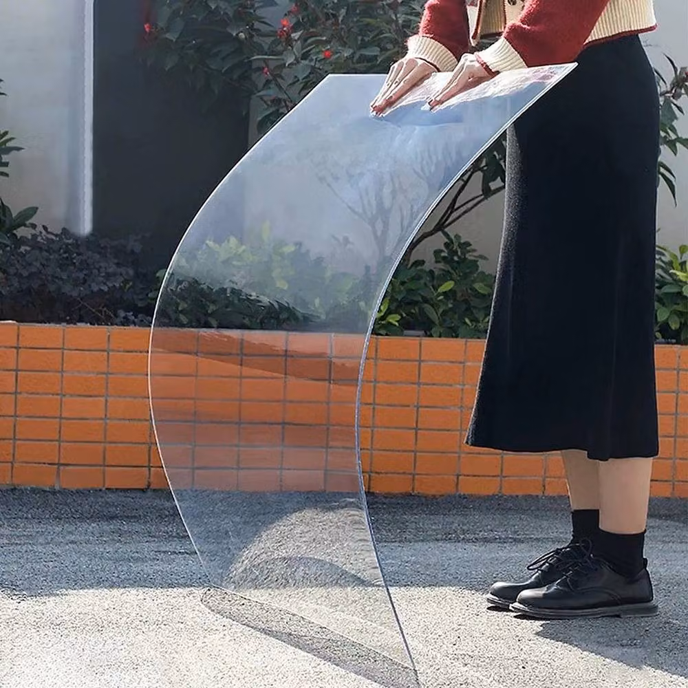 SPETLEK Clear Transparent UV Resistant Polycarbonate Plastic Sheet W: 52 cm, H: 1000 cm – 3