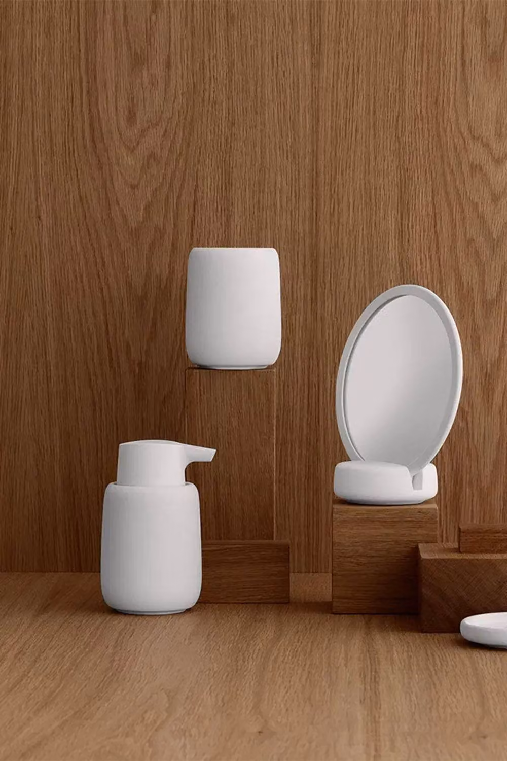 Blomus Sono Ceramic Toothbrush Tumbler, White, 300ml – 2