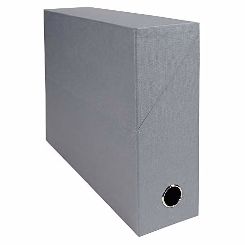 Exacompta Transfer Document Box, A4, Grey, 90 mm Spine