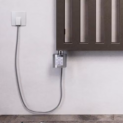 Terma Smart Heating Element with Blue Controller and Chrome Finish – 3