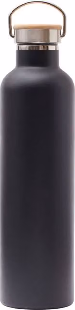 Vinga Insulated Water Bottle, Black, 1000ml