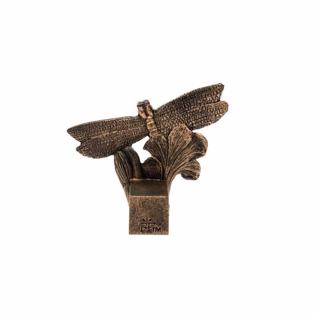 Jardinopia Dragonfly Plant Pot Feet, Set of 3, Bronze, W: 7.5 cm, L: 3 cm, H: 6.5 cm – 2
