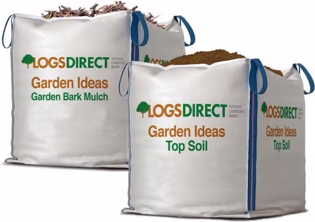 Warma Brown Garden Bark Mulch Top Soil Dumpy Bags for Lawns, Vegetable Gardens and Ornamental Gardens