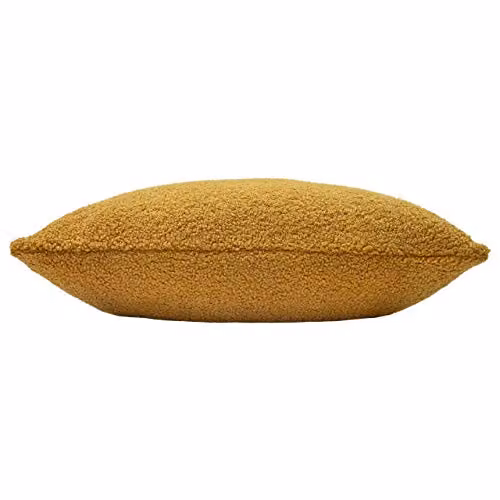 Riva Home Malham Square Polyester Fleece Cushion in Yellow, W: 50 cm x H: 50 cm – 2