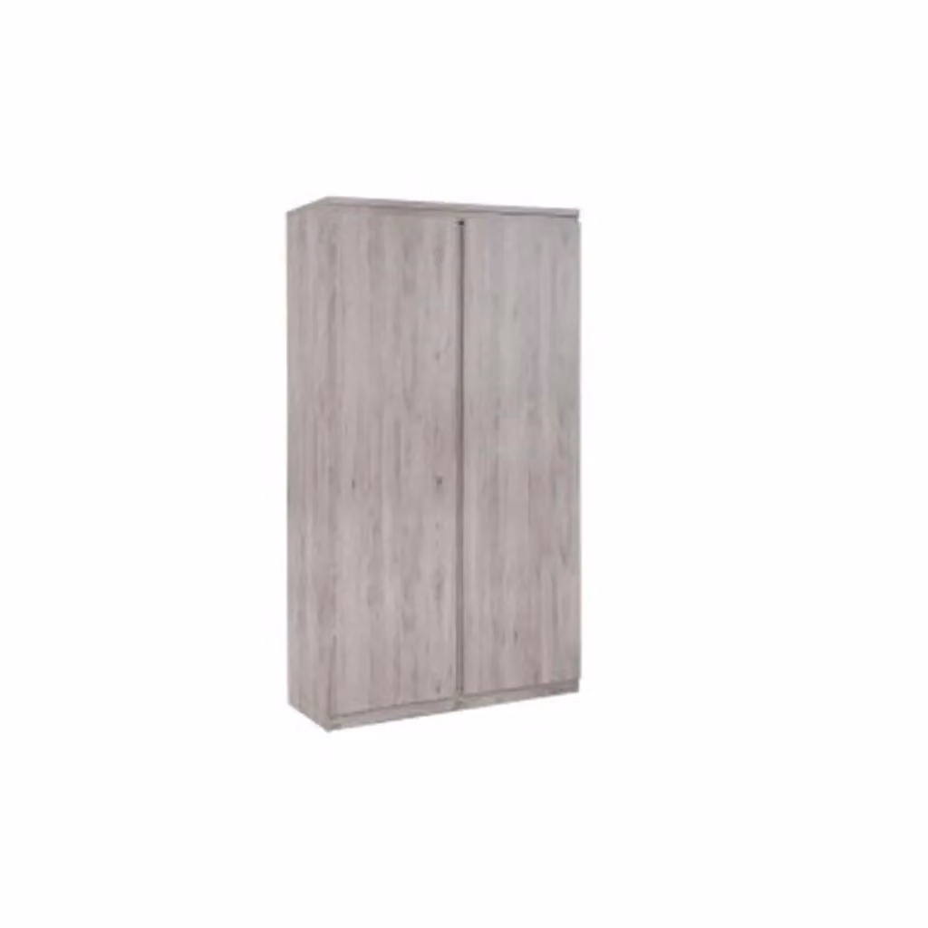 Ashfield Modern Grey Oak 2 Door Glossy Wardrobe – 2