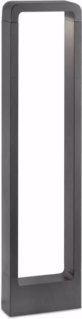 Netlighting LED Outdoor Bollard Light in Grey with Aluminium and Glass Body, IP54 – 4