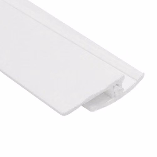 AM Clad Antimicrobial PVC Hygiene Cladding Two Part Vinyl Floor Transition Trim, Grey, 3m
