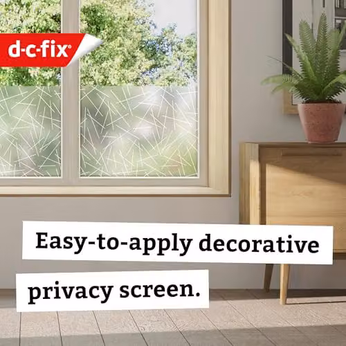d-c-fix Mikado Privacy Window Film, Transparent, W: 90 cm x H: 150 cm – 2