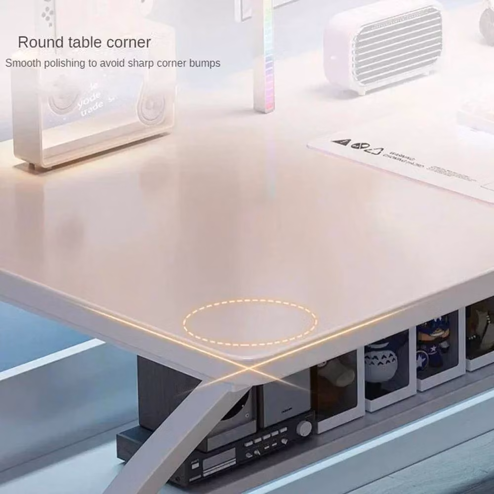 VOGREX White Modern Computer Desk for Home Office and Bedroom, W/D/H: 80 x 50 x 75 cm – 3
