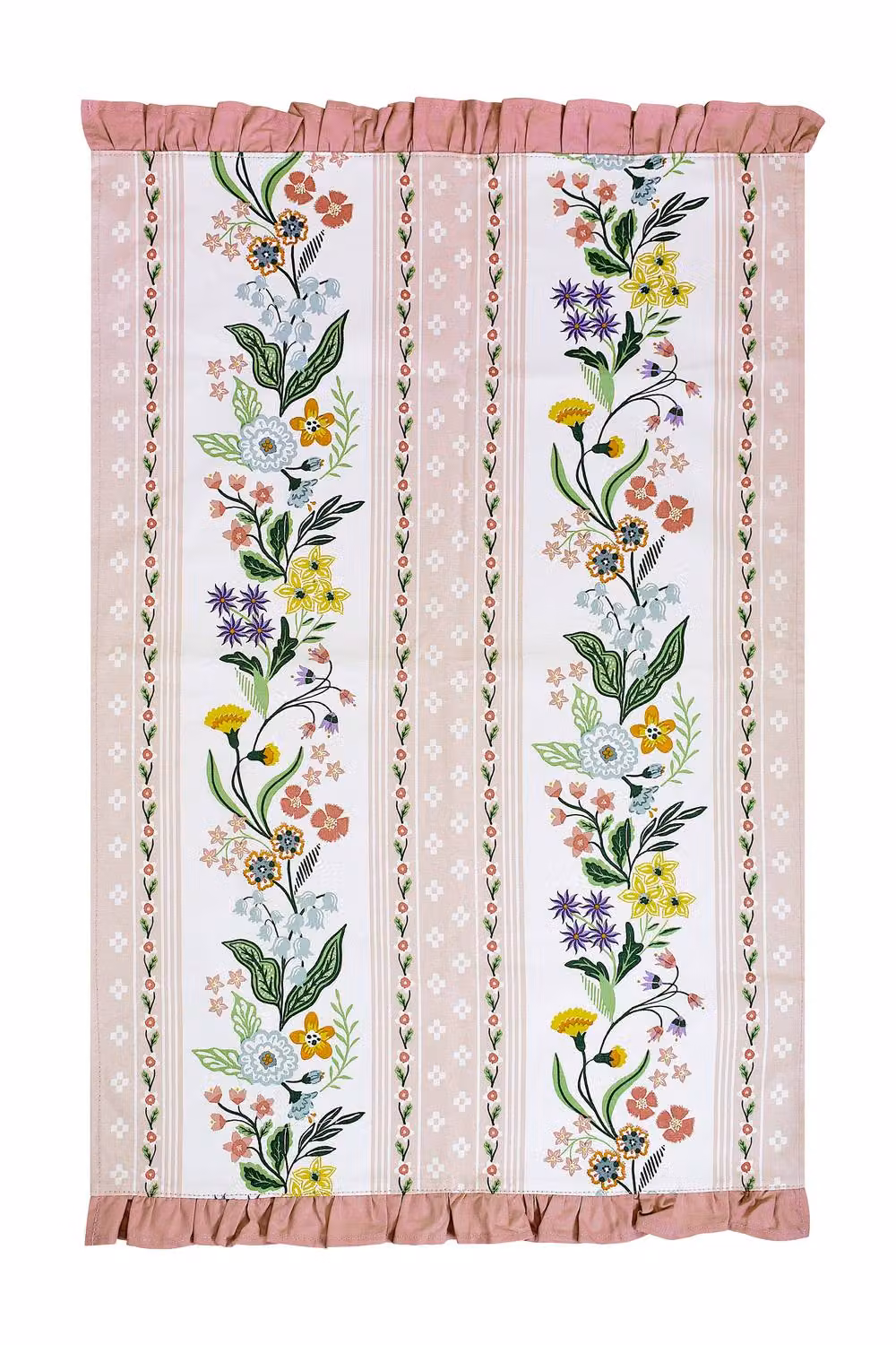 Ulster Weavers Petals and Prose Floral Print Cotton Tea Towel in Pink – 2