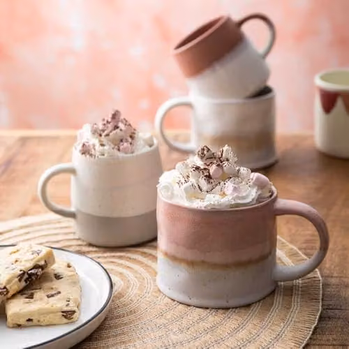 Mikasa Pink Stoneware Mug, 450ml – 3
