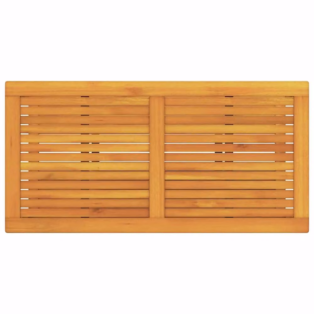 Berkfield Home Rectangular Coffee Table in Brown Solid Acacia Wood, W/D/H: 70 x 40 x 45 cm – 3