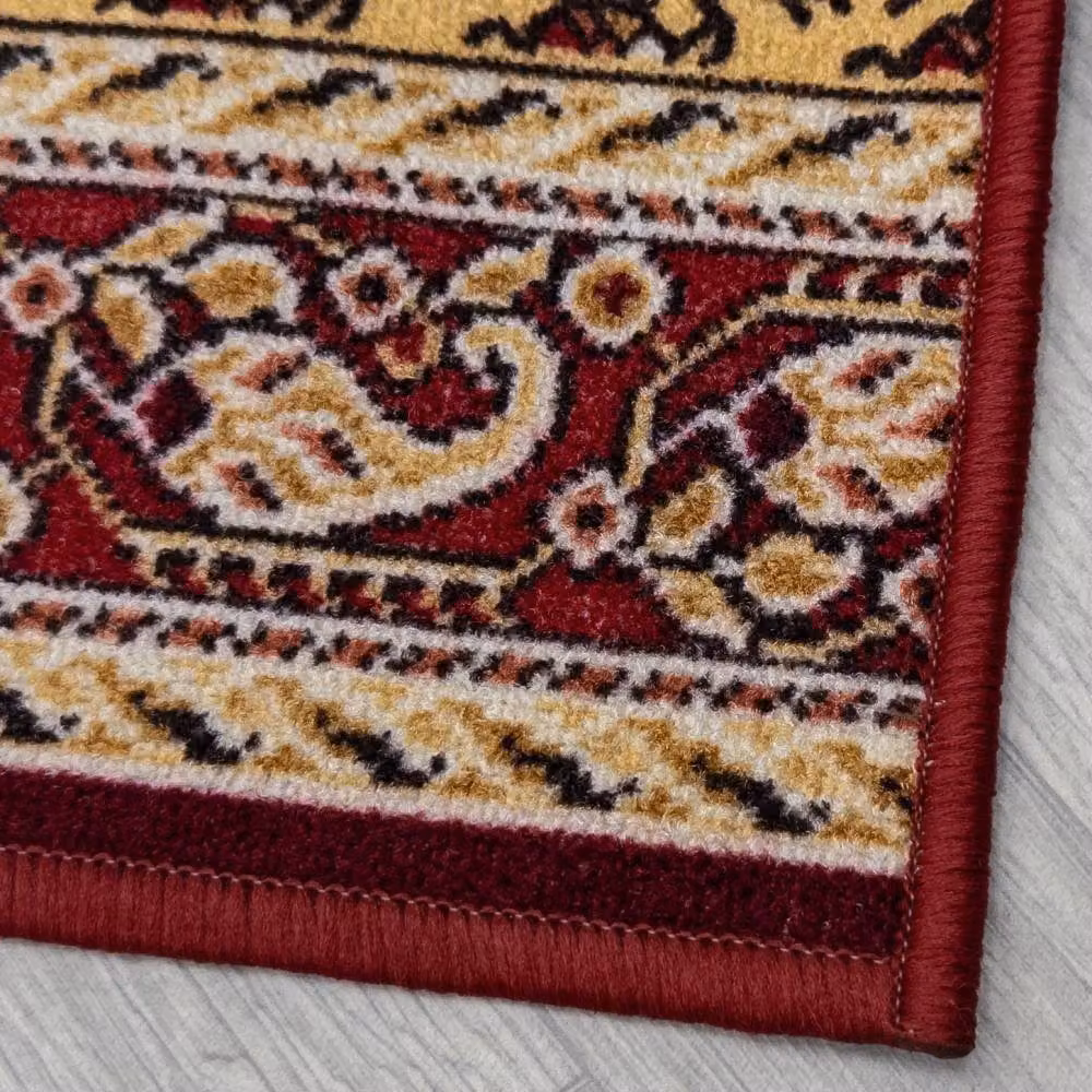 runrug Acni Hallway Runner Rug in Cream, Non-Slip and Hardwearing, W: 66 cm, L: 330 cm – 3