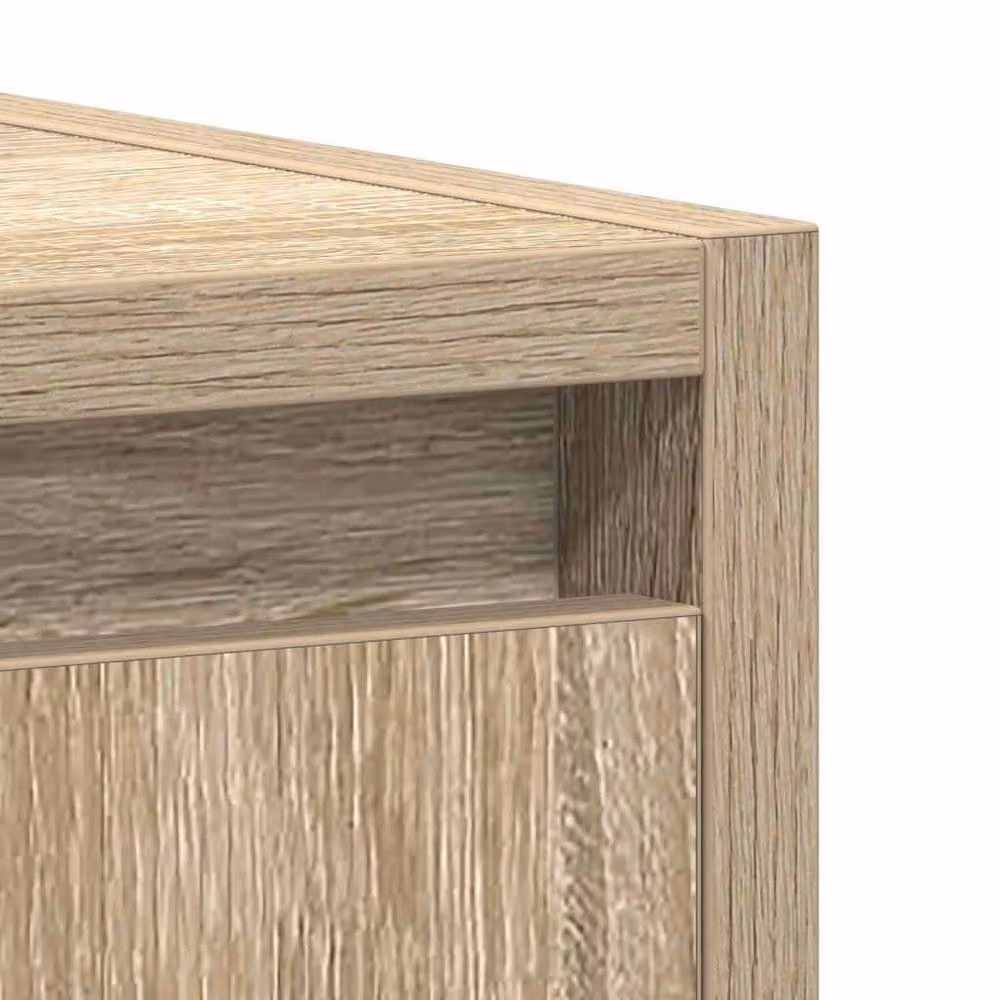 Berkfield Home Sturdy Bathroom Cabinet in Sonoma Oak, W/D/H: 60 x 33 x 61 cm – 3