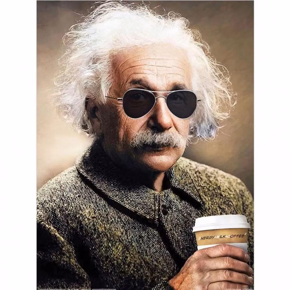 Ada Ingram E=Mcoffee Multicolour Paper Poster – 2