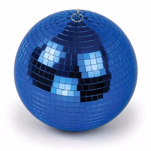 FX Lab Blue Glass Mirror Disco Ball, Diameter: 30.48 cm