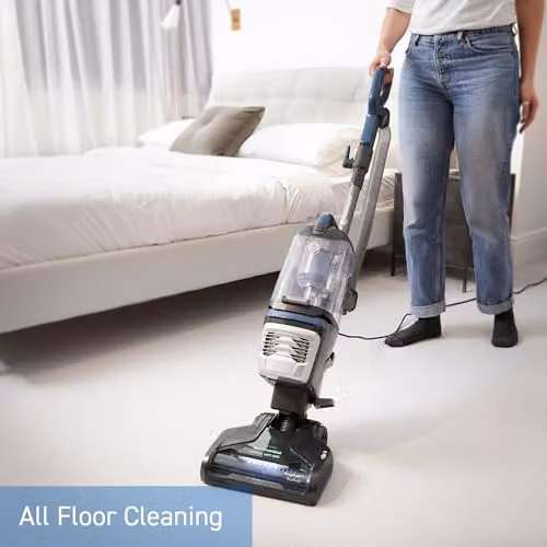 Vacmaster Respira Lift Off Pet Upright Bagless Cyclonic Vacuum Cleaner with HEPA 13 Filtration, Anti-Hair Brush Roll and Pet Tool in Grey and Blue – 6