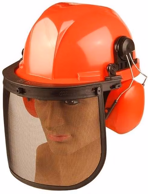 ALM Manufacturing CH011 Chainsaw Safety Helmet in Orange and Multicolour (EN 397) – 1