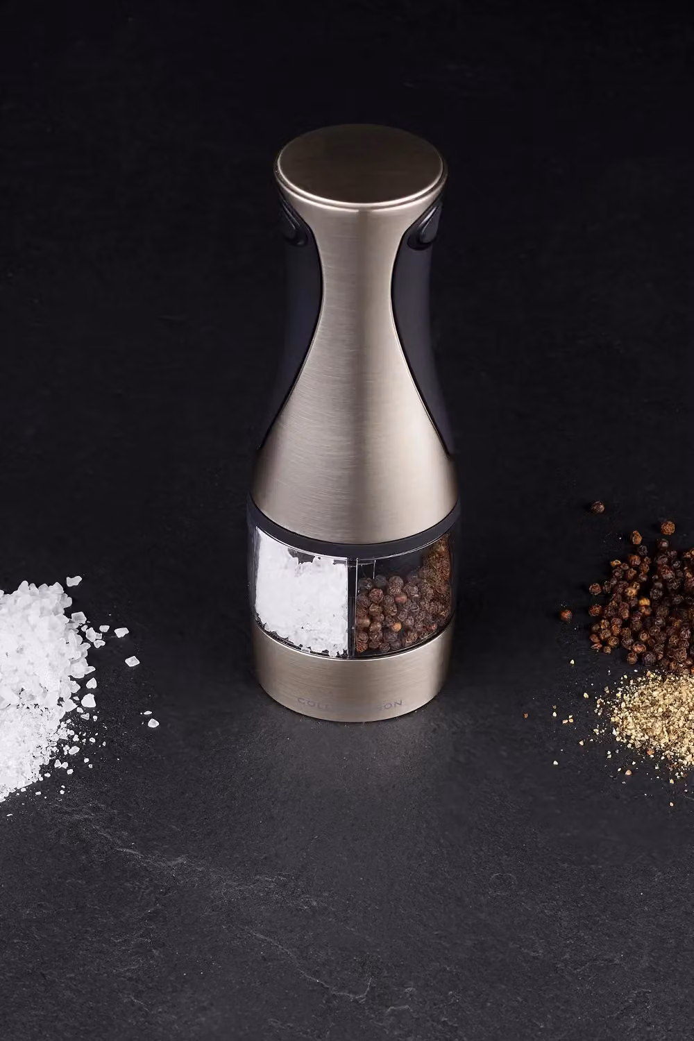 Cole & Mason Kew 2 in 1 Electric Salt and Pepper Mill in Silver and Black – 3