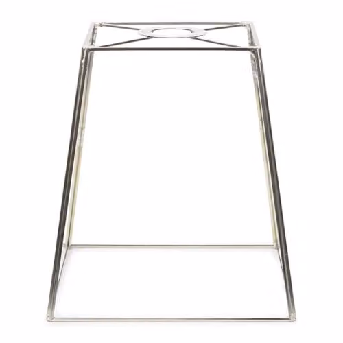 ValueLights Silver Chrome Metal and Clear Glass Lantern Easy Fit Ceiling Light Shade, Shade Width: 18 cm – 1