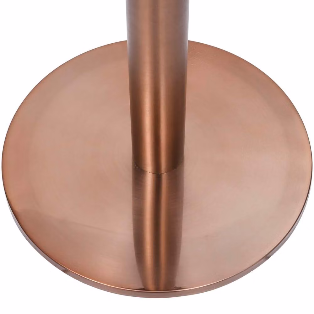 Berkfield Home Bistro Table Leg in Gold Rose Stainless Steel, W/D/H: 45 x 45 x 107 cm – 3