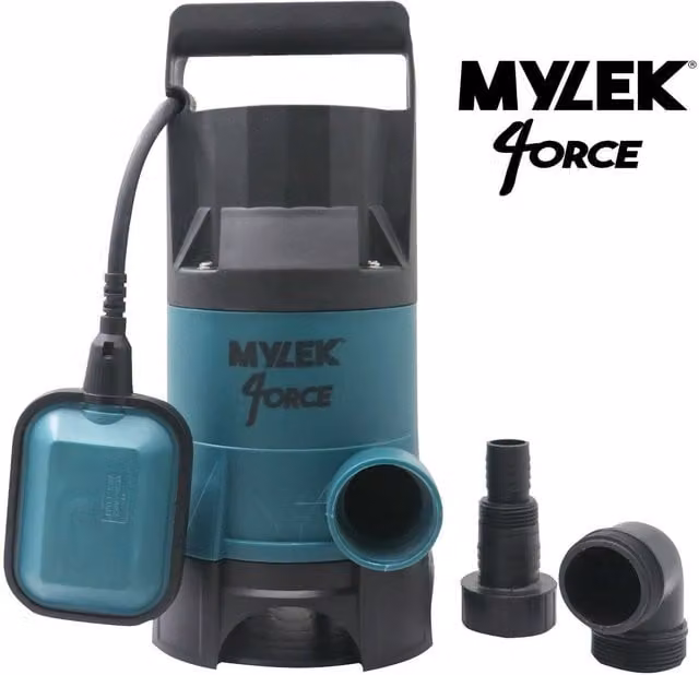 MYLEK 750W Electric Submersible Dirty or Clean Water Pump in Blue