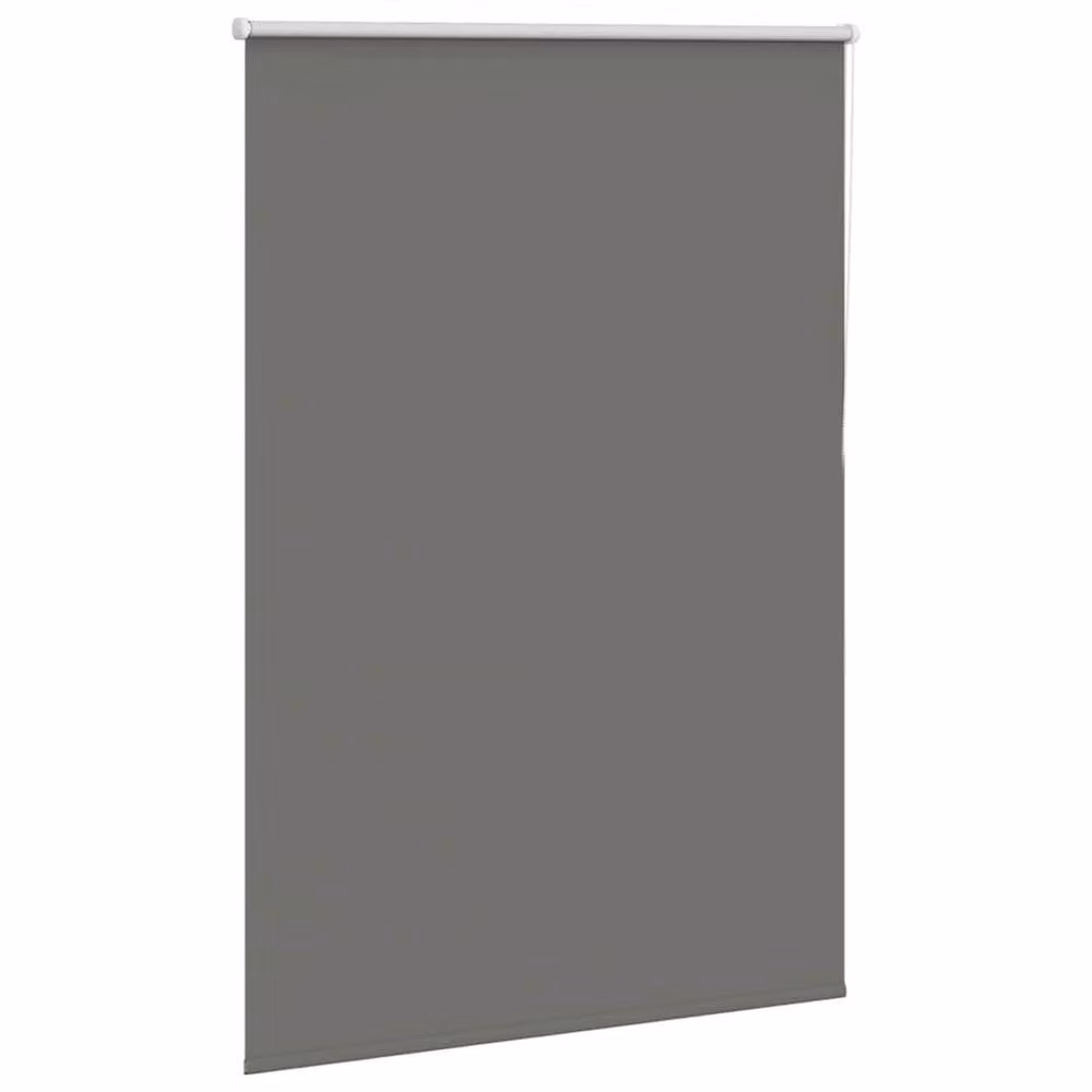 Berkfield Home Grey Blackout Roller Blind, Thermal Insulating Polyester, W: 90 cm, H: 150 cm – 3