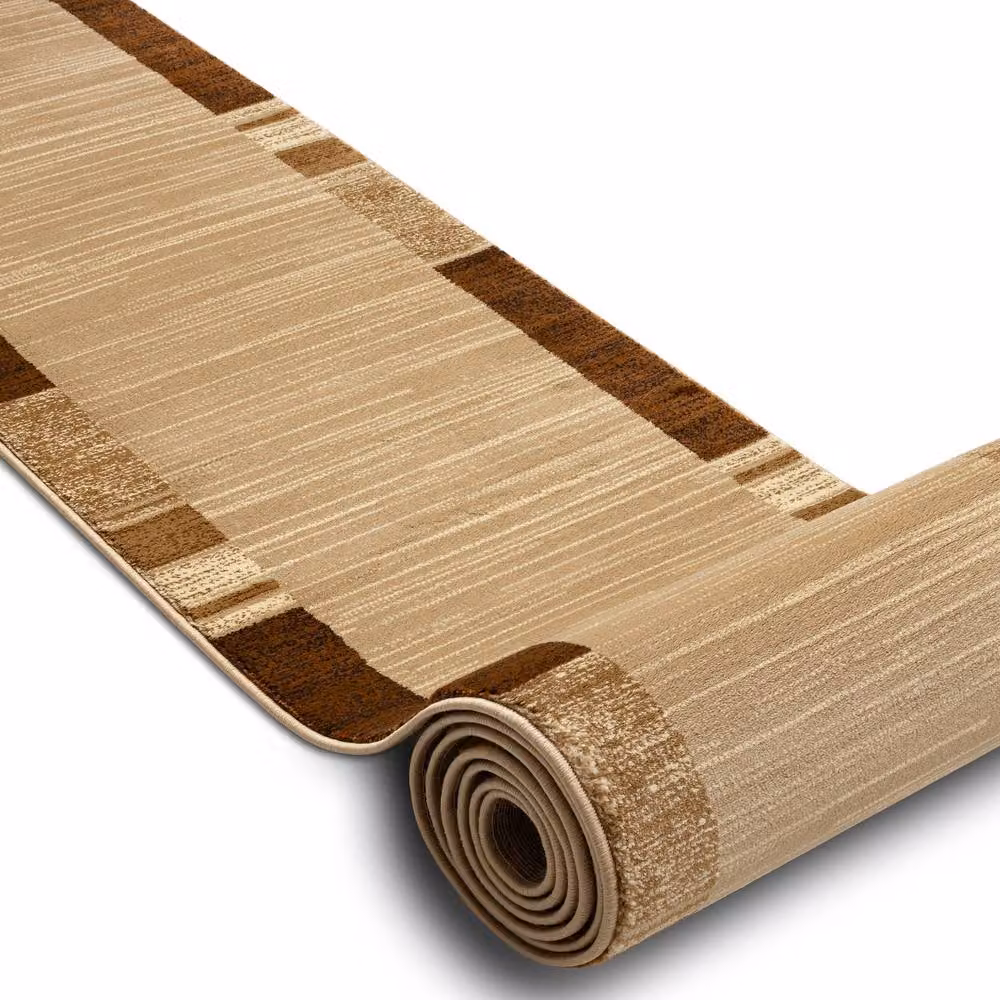 RugsX Royal Fb23 Runner in Beige, W/D/H: 120 x 390 cm – 2