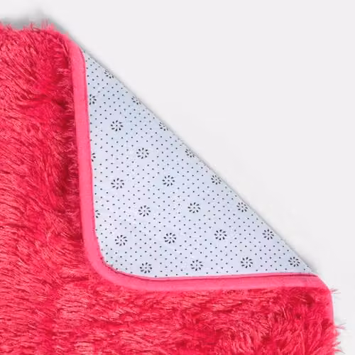 OHS Pink Soft Fluffy Shaggy Area Rug, W: 160 cm, L: 230 cm – 3