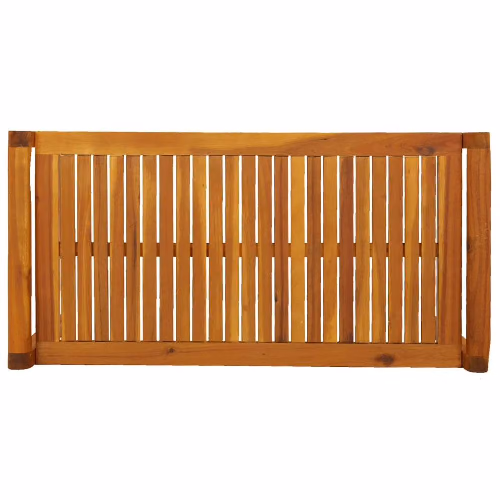 Berkfield Home Acacia Wood Coffee Table, Brown, W: 100 cm, D: 50 cm, H: 50 cm – 4