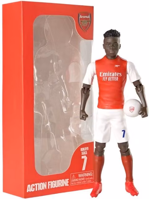 Banbo Saka Arsenal Fully Articulated Figurine - Red