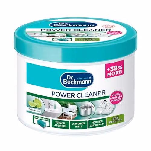 Dr. Beckmann Power Cleaner with Sponge, 550g, White