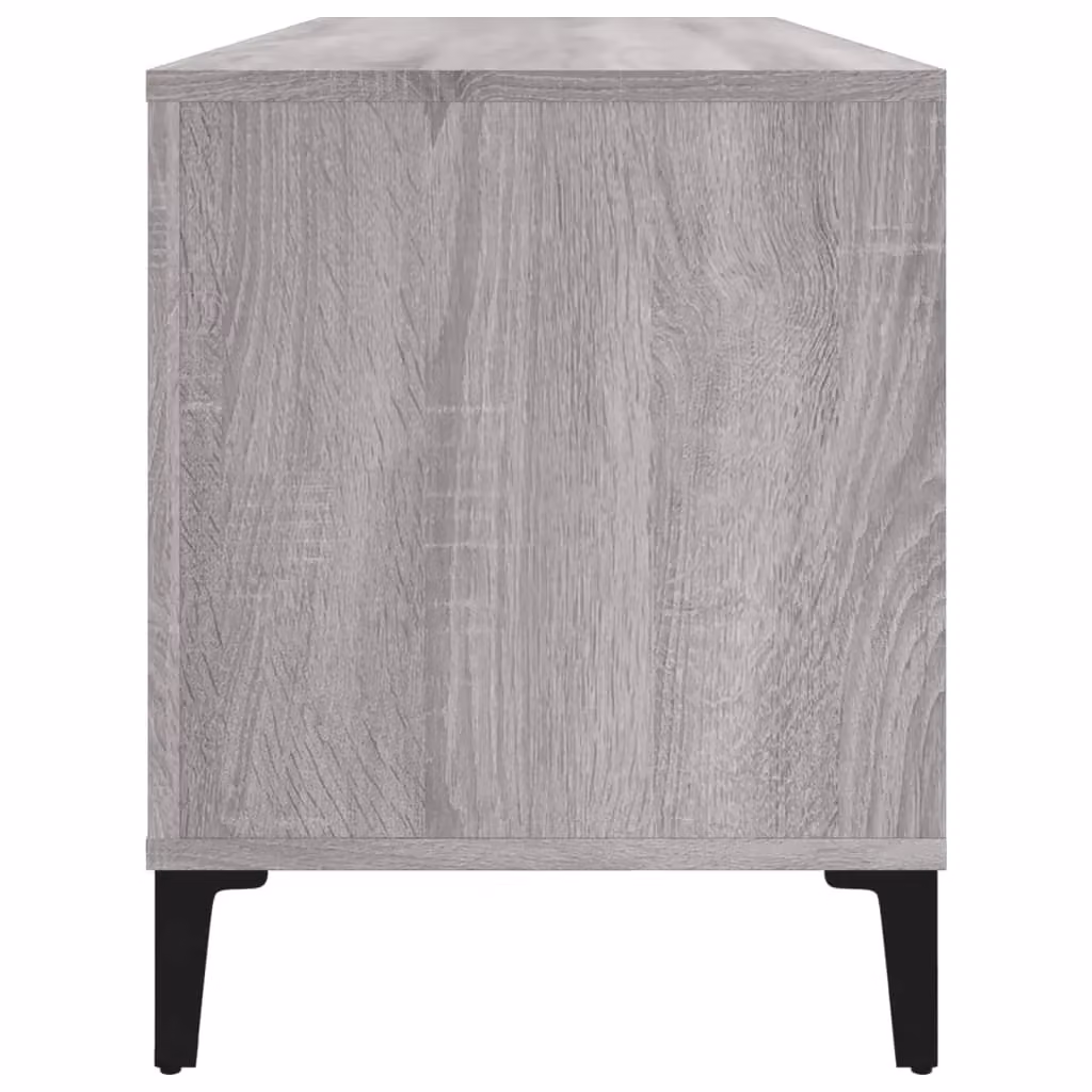 Berkfield Home Industrial Record Cabinet in Grey Sonoma, W/D/H: 100 x 38 x 48 cm – 3