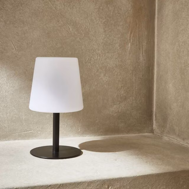 Sweek LED Table Lamp Set of 2, Black, Height: 16 cm