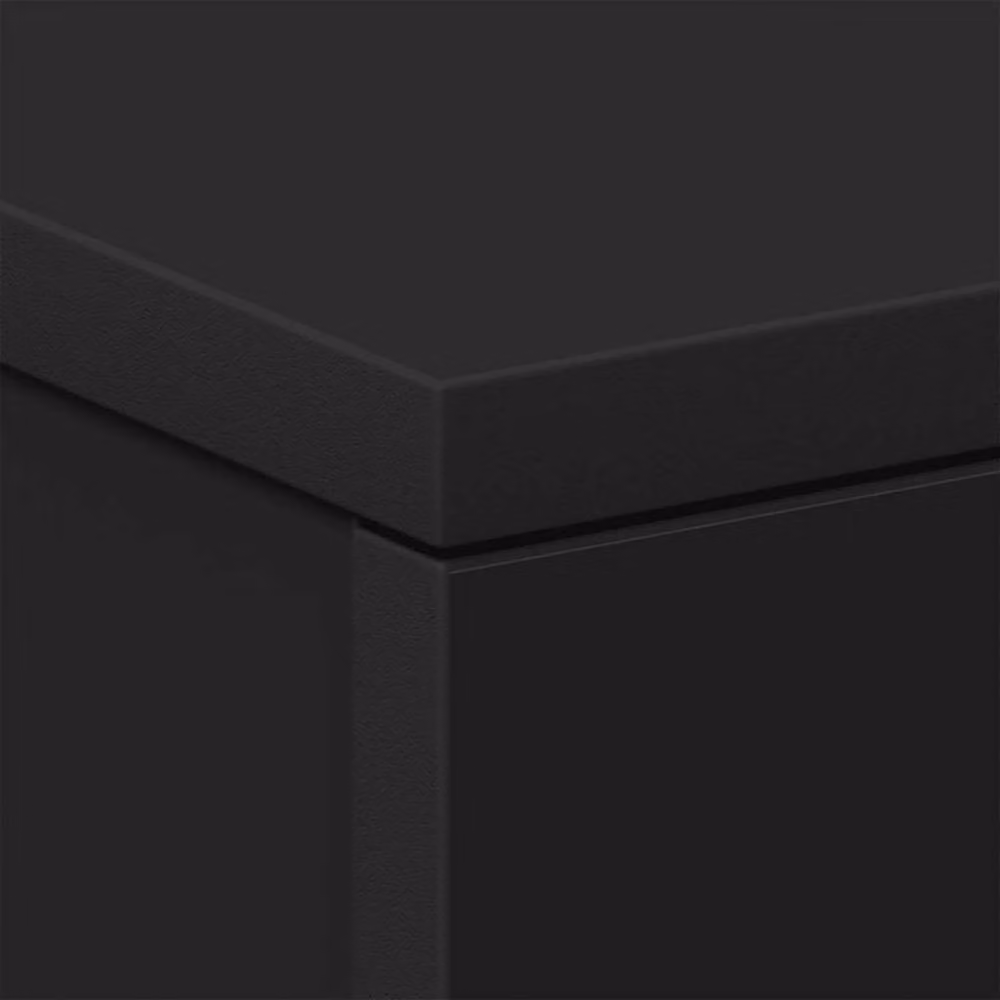 Berkfield Home Elegant Bedside Cabinet in Black, W/D/H: 38 x 35 x 56 cm – 5