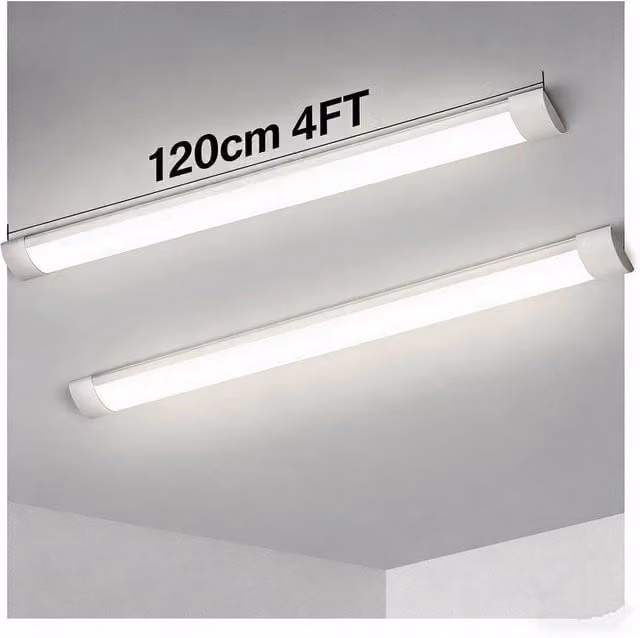 NESTLUNE 2-Piece LED Batten Tube Light Set in Natural White
