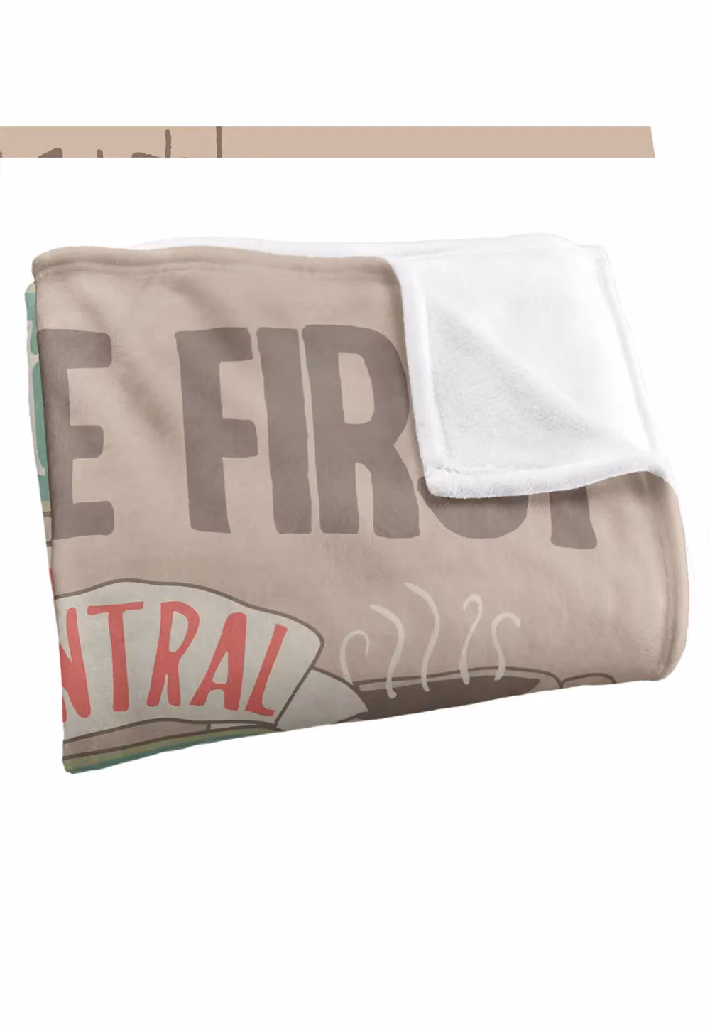 Warner Brothers Friends The One With Silky Touch Super Soft White Throw Blanket, W/D: 152 x 127 cm – 2