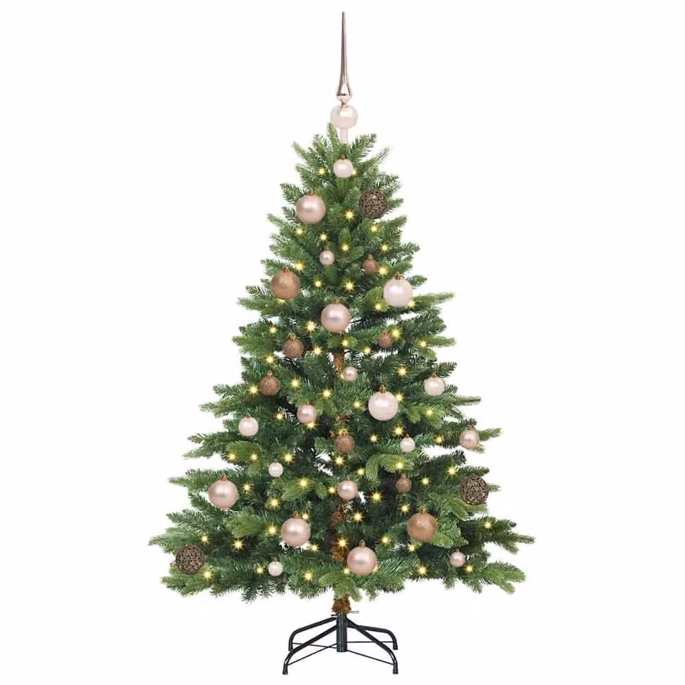 Berkfield Home Artificial Green Christmas Tree with 150 LEDs, Height: 120 cm – 3
