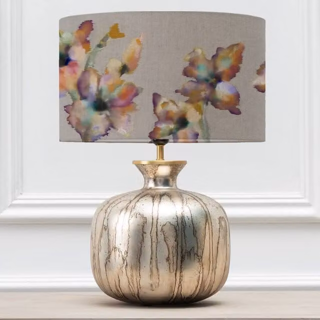 Voyage Maison Elphaba Table Lamp with Degas Eva Lampshade in Gold and Brass