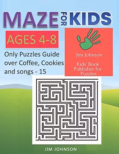Independently Published Maze Book for Kids Ages 4-8 with 100 Full Size A4 Mazes, Multicolour